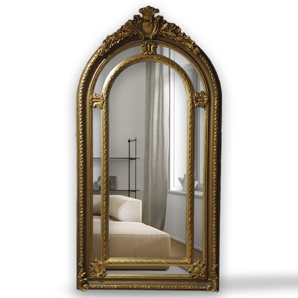 Classic wooden mirror