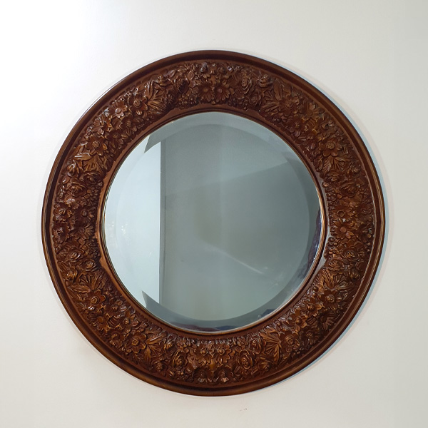 Classic wooden mirror