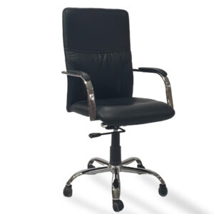 Sleek Leather Office Chair