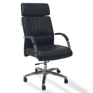 High-Back Executive Leather Office Chair